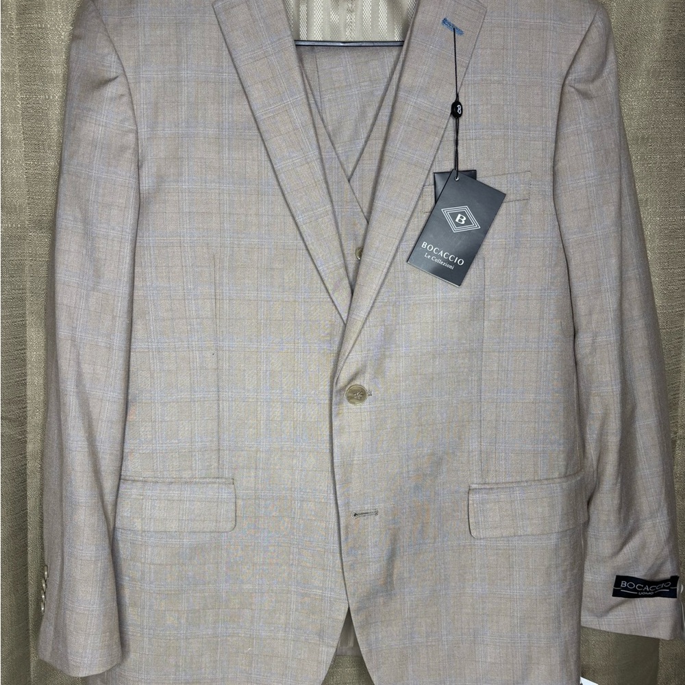 Men's Tan Suit